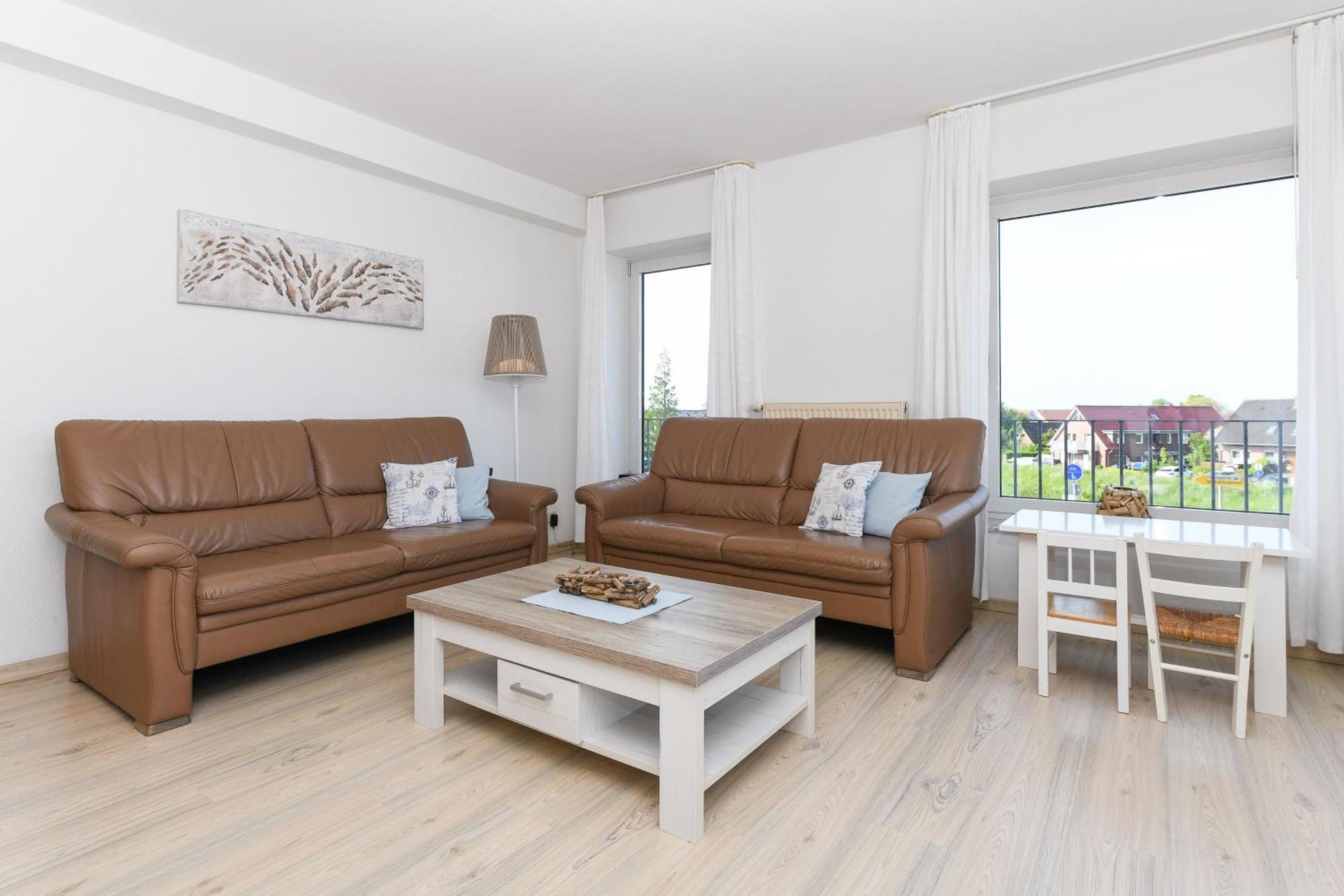 Apartamento Haus Hafenblick Bensersiel Exterior foto