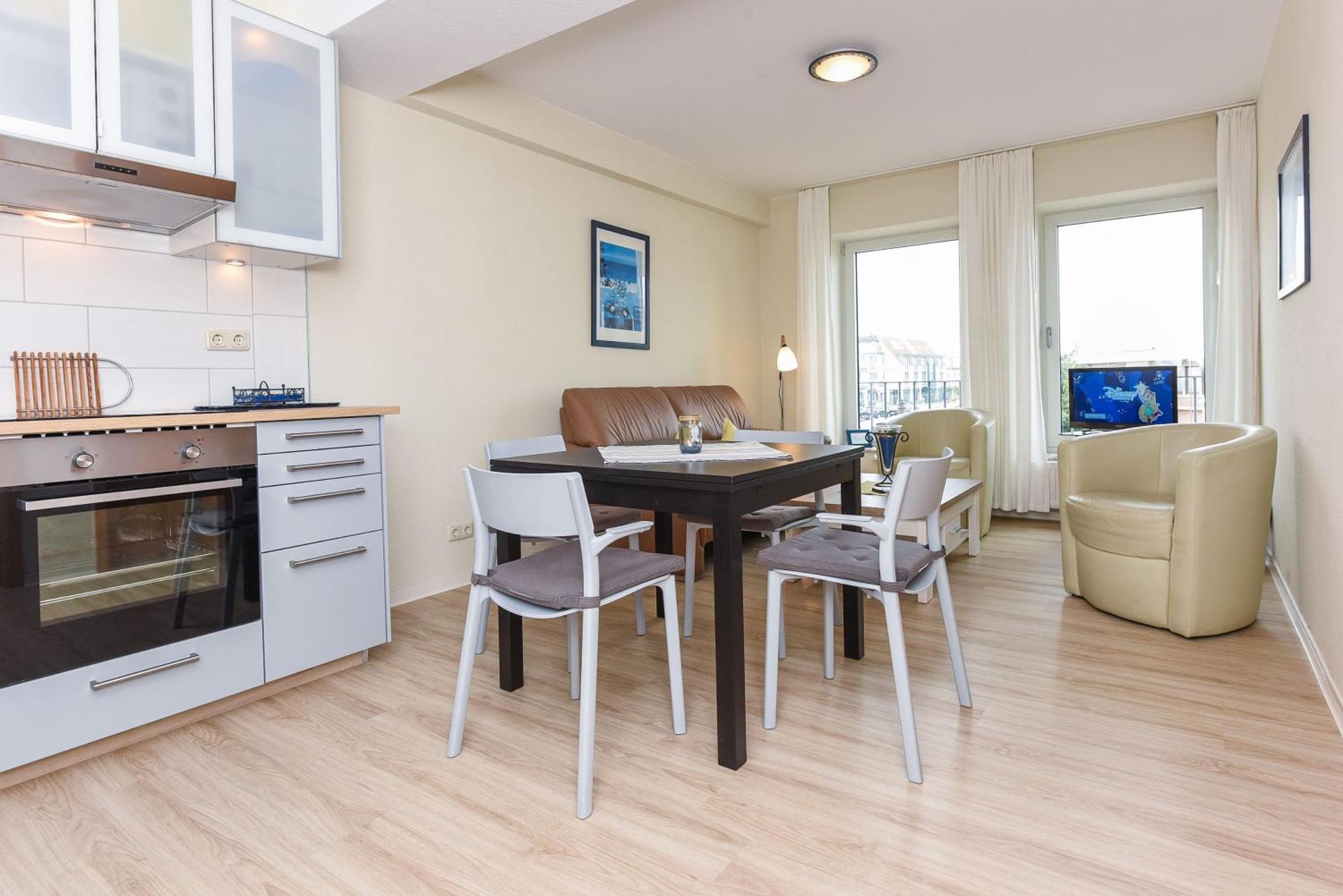 Apartamento Haus Hafenblick Bensersiel Exterior foto